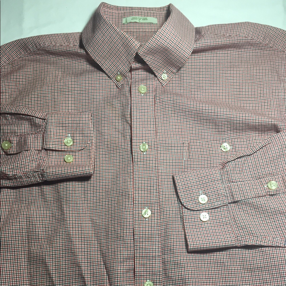 Orvis men's large button down shirt